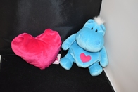 Knuffel Bud Belly omkeerbaar Hart Blauw