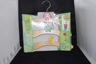 Set van 3 houten Kledinghangers