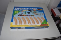 Houten Spoorweg Treinset
